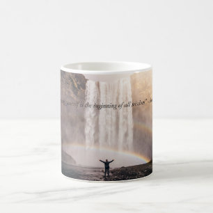 De Café Citação Conhecendo a Si Mesmo - Caneca