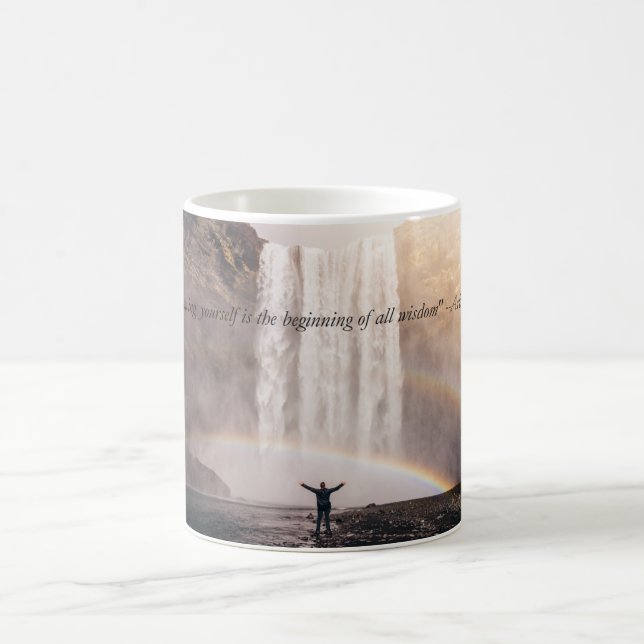 De Café Citação Conhecendo a Si Mesmo - Caneca (Centro)