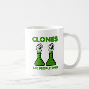 De Café Clones São Pessoas Caneca Divertida Dois