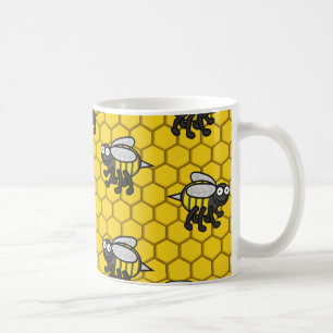 De Café Coberto na caneca 2 das abelhas