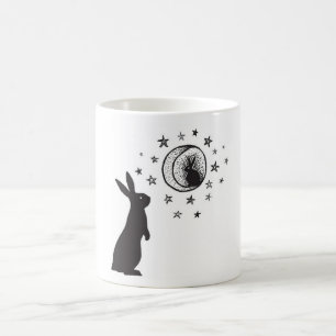 De Café Coelho da lua - caneca
