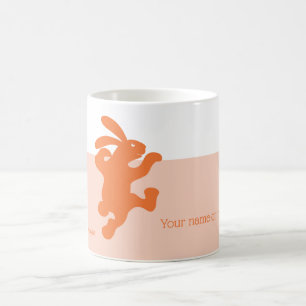 De Café Coelho Laranja Laranja Laranja Orangado! Caneca