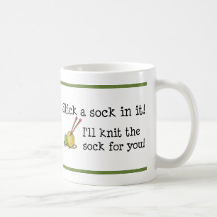 De Café Cole uma peúga nela! Caneca