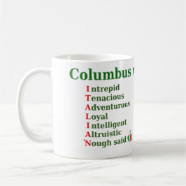 De Café Columbus era caneca italiana