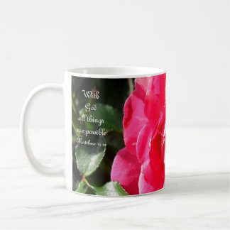De Café Com deus todas as coisas são… caneca possível