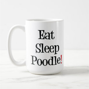 De Café Coma a caneca da caniche do sono