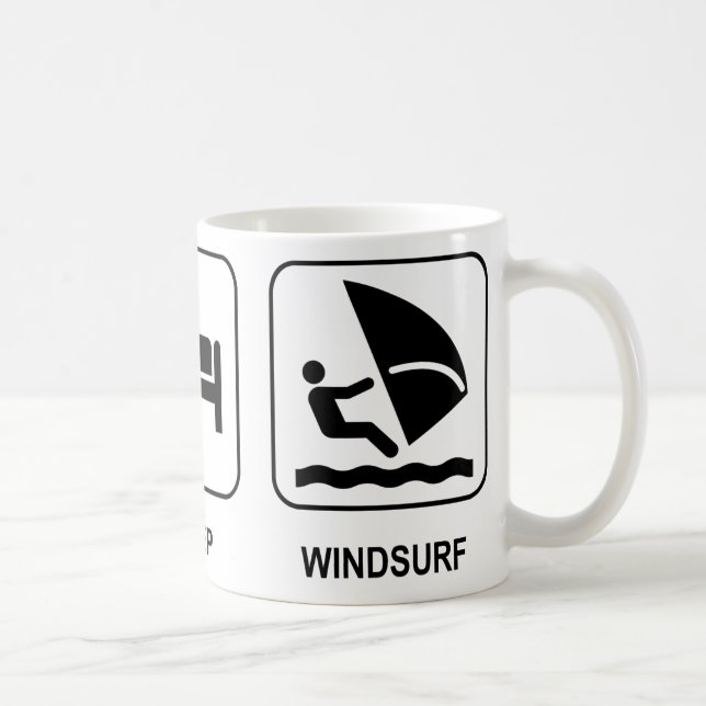 De Café Coma o sono Windsurf caneca (Direita)