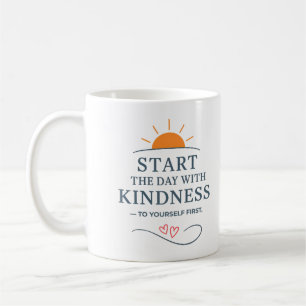 De Café Comece o dia com bondade - Caneca