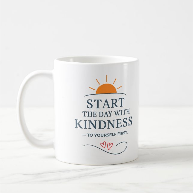 De Café Comece o dia com bondade - Caneca (Esquerda)