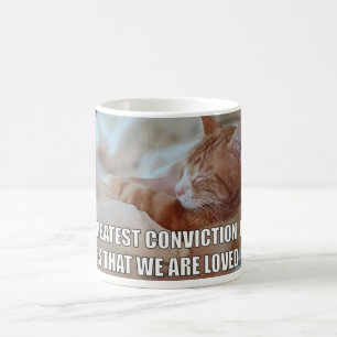 De Café Comemore o AMOR - a grande convicção é caneca d