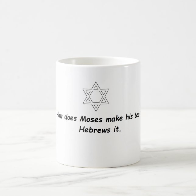 De Café Como Moses faz seu chá? Caneca (Centro)