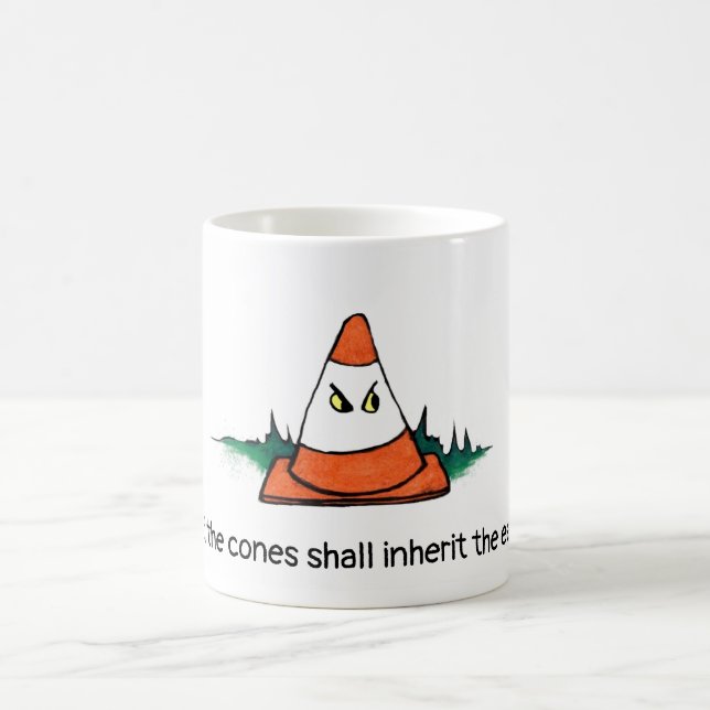 De Café cones, engraçados, cone do tráfego, caneca (Centro)