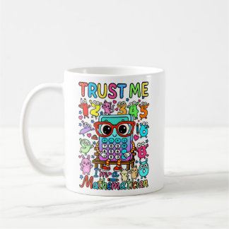 De Café Confie em Mim Sou um Matemático Caneca Divertida