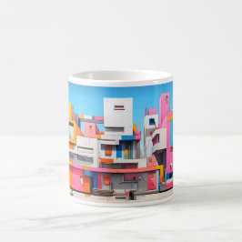 De Café Construindo na sua caneca