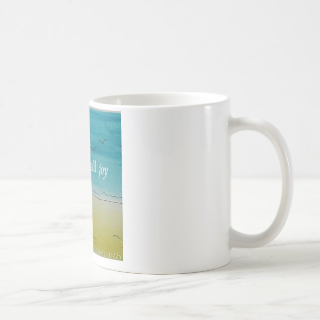 De Café Conte-o toda a alegria - caneca confortável (Direita)