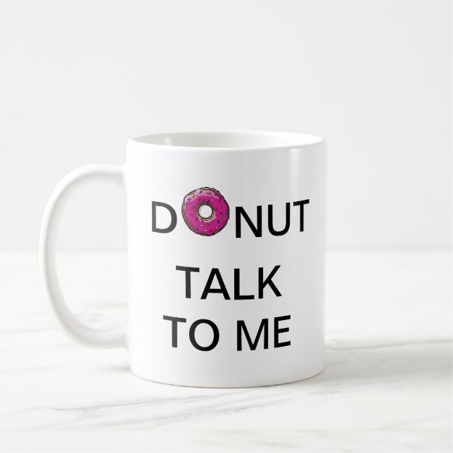 De Café Conversa da rosquinha a mim - caneca (Esquerda)