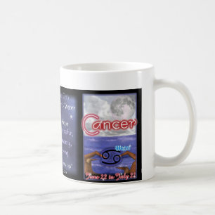De Café Copo ou caneca do zodíaco do cancer