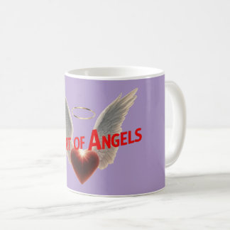 De Café Coração dos Anjos! Caneca