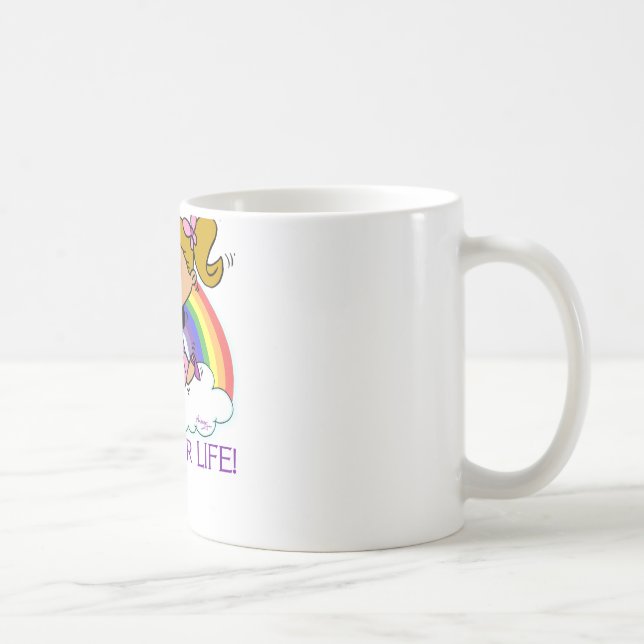 De Café Cordeiro para a vida! Caneca (Direita)