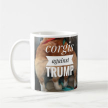 corgi contra a caneca