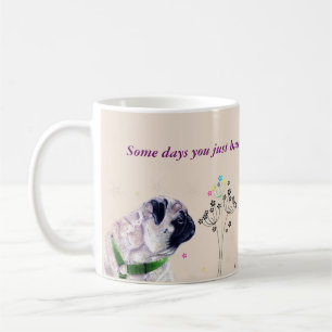 De Café Cortar caneca e flores
