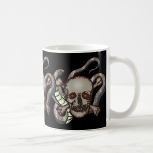 De Café Crânios e caneca dos cobras