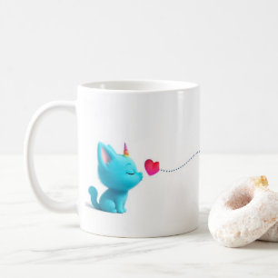 De Café Criaturas românticas e engraçadas adoram caneca -