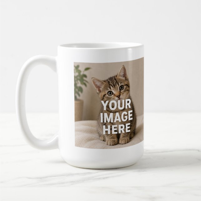 De Café Crie Seu Próprio Caneca Clássica (Esquerda)