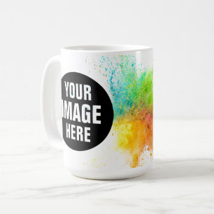 De Café Crie Seu Próprio Caneca Clássica 15oz