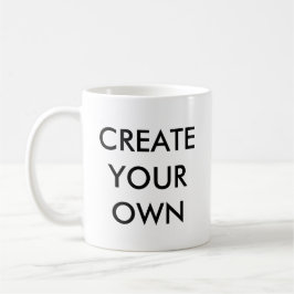 De Café Crie seu próprio grande e personalizável caneca br