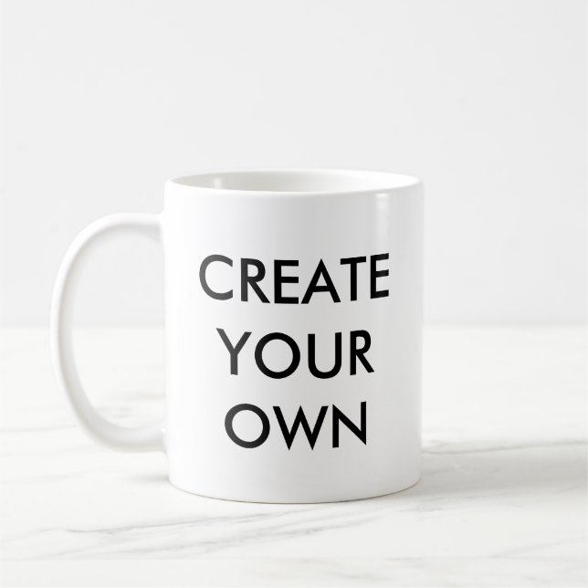 De Café Crie seu próprio grande e personalizável caneca br (Esquerda)