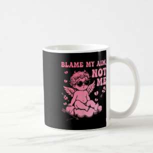 De Café Culpe Minha Pontaria Não Eu Caneca Divertida Cupid