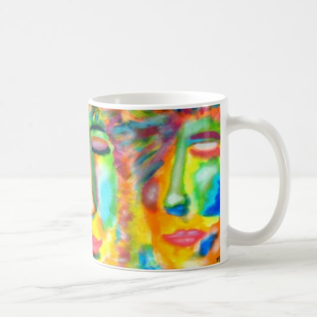 De Café Das meninas da noite caneca das belas artes para (Direita)