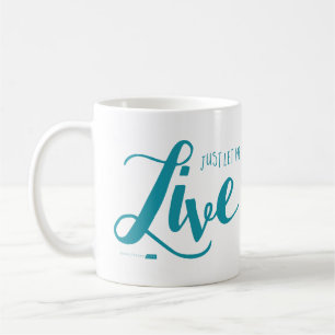 De Café Deixe-me viver caneca (a cerceta)