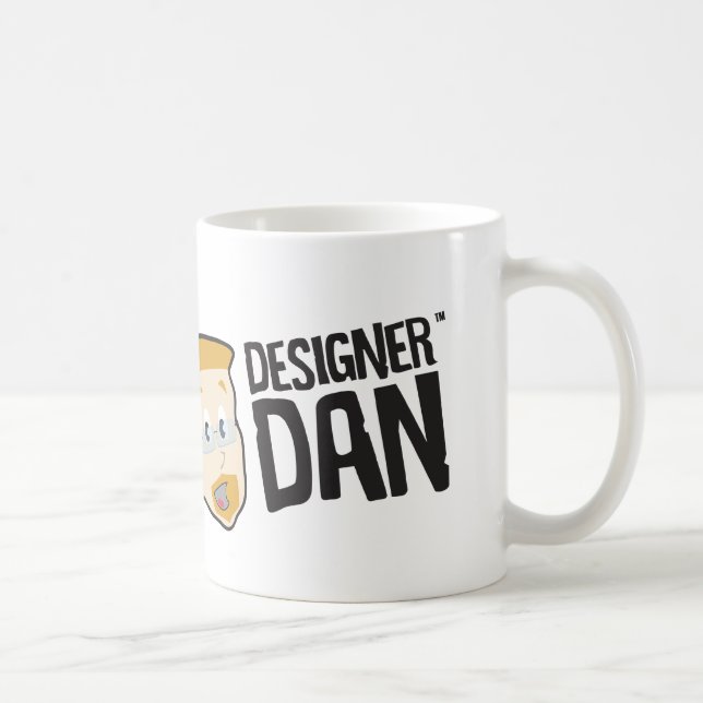 De Café Desenhista Dan: A caneca OFICIAL (Direita)
