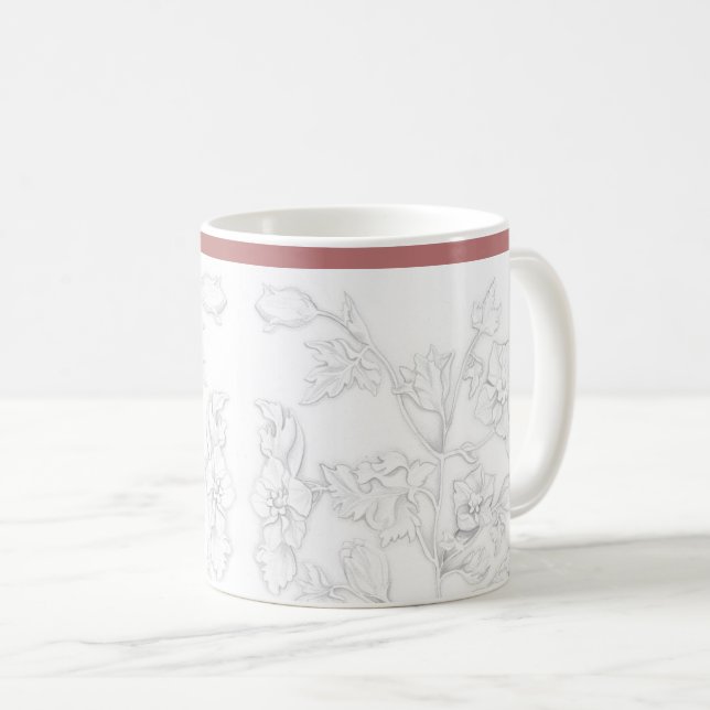 De Café Desenho Mughal em uma Caneca Clássica (Frente Esquerda)