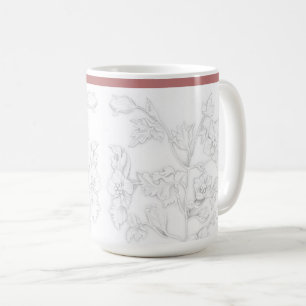 De Café Desenho Mughal em uma Caneca Clássica (15 oz)