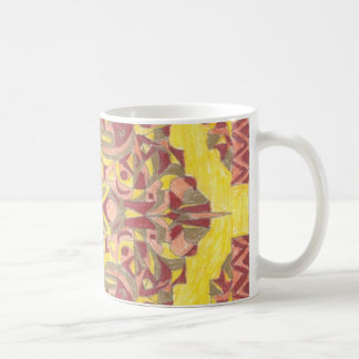 De Café design 1 do tapete em uma caneca