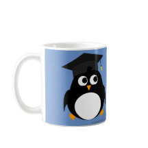 Design da graduação do pinguim - caneca