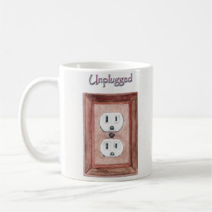 De Café design desconectado em uma caneca