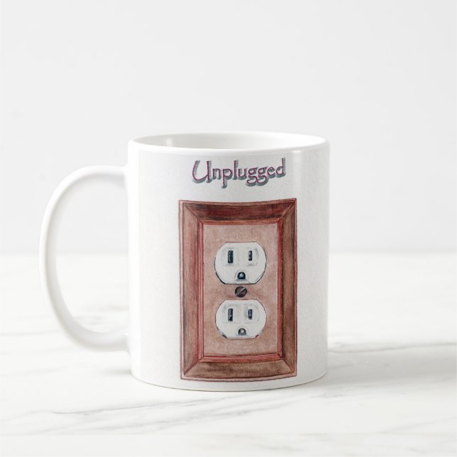 De Café Design desconectado em uma caneca (Esquerda)