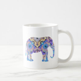 De Café Design do caleidoscópio da caneca do elefante