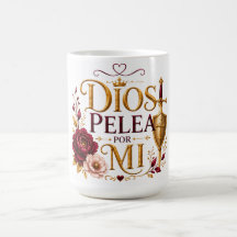 Deus luta minhas batalhas Caneca Cristã