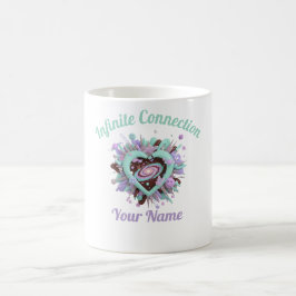 De Café Dia dos Namorados & Caneca Personalizada Roxa e Az