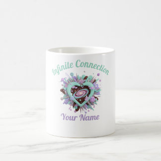 De Café Dia dos Namorados & Caneca Personalizada Roxa e Az