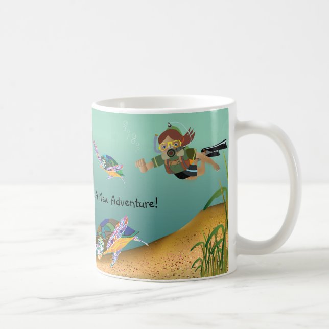 De Café Dia novo! Caneca (Direita)