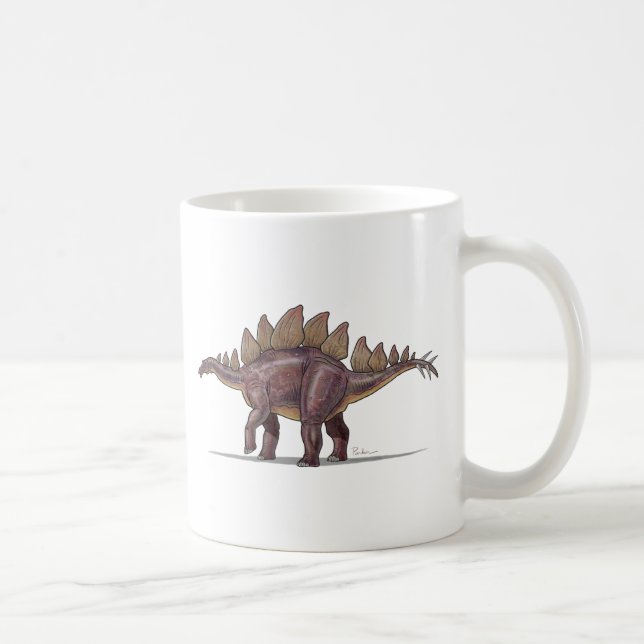 De Café Dinossauro do Stegosaurus da caneca (Direita)