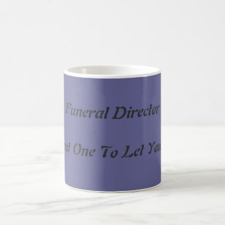 De Café Diretor fúnebre caneca