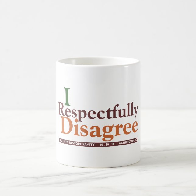 De Café Discorda Respectfully a caneca (Centro)