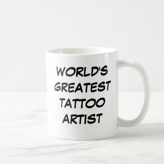 De Café Do "artista do tatuagem mundo caneca do grande"